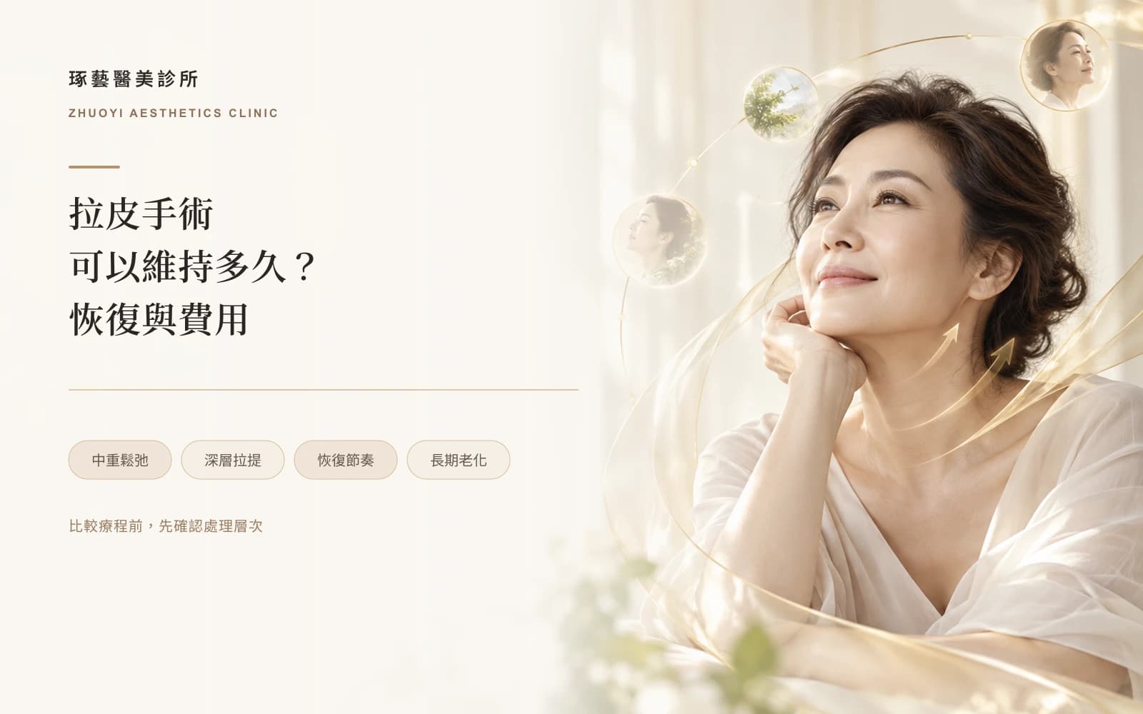 拉皮手術可以維持多久?恢復期、費用一次看懂
